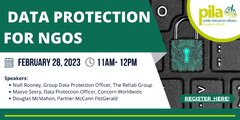 PILA Invitation - Data Protection for NGOs