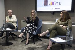 Mike Allen, Focus Ireland Head of Advocacy, Aoife Kelly-Desmond, MLCR Managing Solicitor, and Eithne Lynch, A&L Goodbody Head of Pro Bono Mike Allen, Focus Ireland Head of Advocacy, Aoife Kelly-Desmond, MLCR Managing Solicitor, and Eithne Lynch, A&L Goodbody Head of Pro Bono