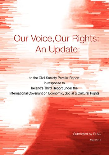 Publication cover - Update to Our Voice Our Rights (May 2015)